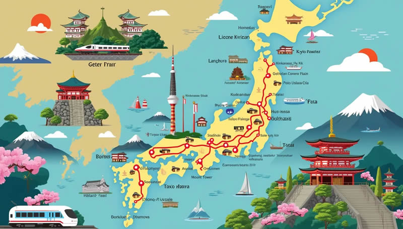 Access top Japan itineraries, easily download in PDF or Word, and customize your journey freely.